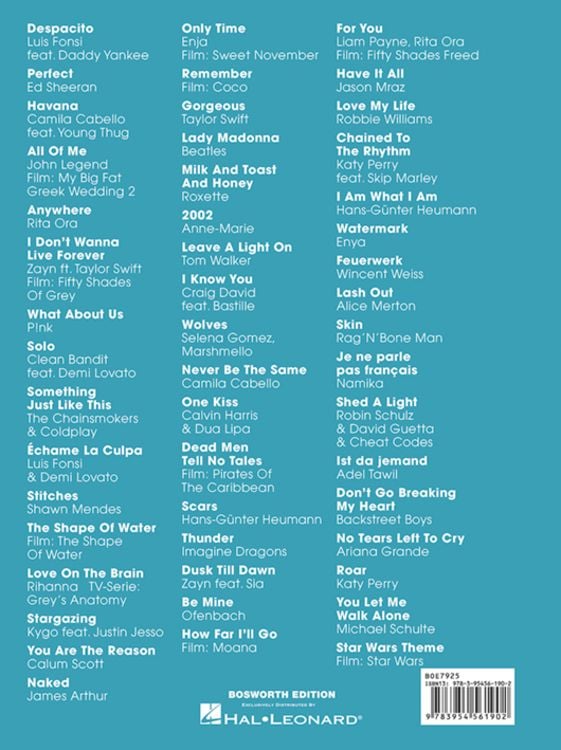 Piano gefällt mir! 50 Chart und Film Hits - Band 8