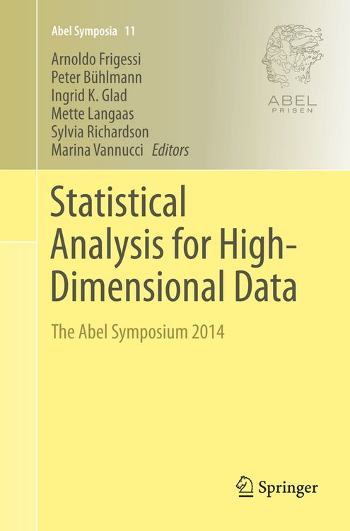 Produktbild: Statistical Analysis for High-Dimensional Data