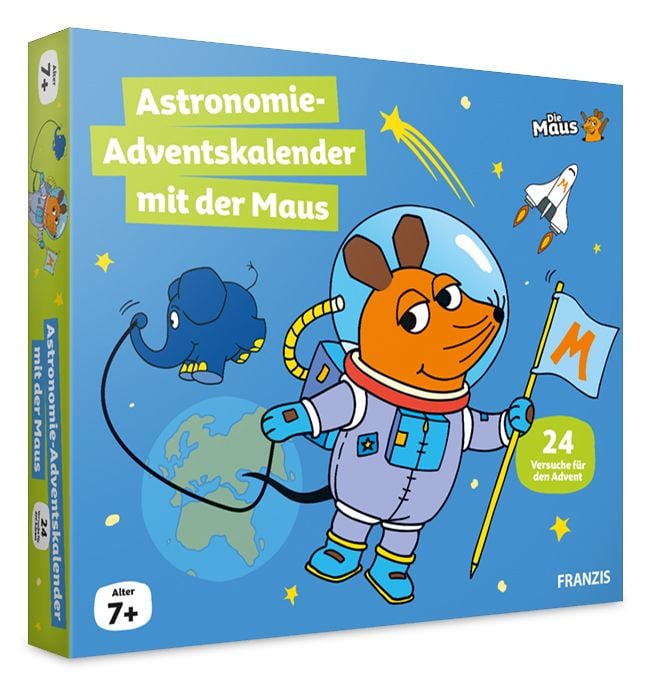 Produktbild: FRANZIS 67162 - Die Maus Astronomie-Adventskalender mit der Maus. F&uuml;r Kinder ab 8 Jahren
