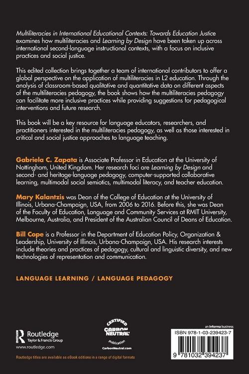 Produktbild: Multiliteracies in International Educational Contexts