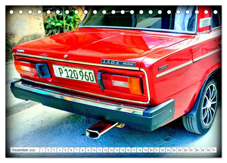Produktbild: LADA-1600 - Russlands popul&auml;rstes Automobil (Tischkalender 2026 DIN A5 quer), CALVENDO Monatskalender