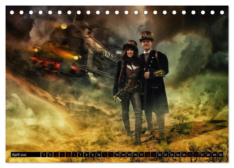 Produktbild: Steampunks (Tischkalender 2026 DIN A5 quer), CALVENDO Monatskalender