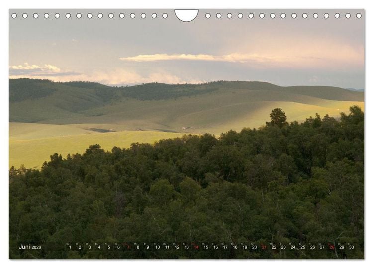 Produktbild: Mongolei - weites Land (Wandkalender 2026 DIN A4 quer), CALVENDO Monatskalender