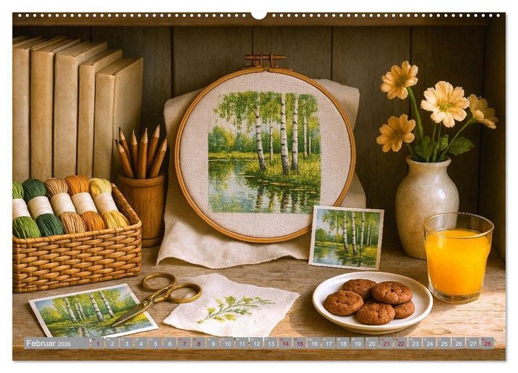 Produktbild: Regale voll Kreativit&auml;t (hochwertiger Premium Wandkalender 2026 DIN A2 quer), Kunstdruck in Hochglanz