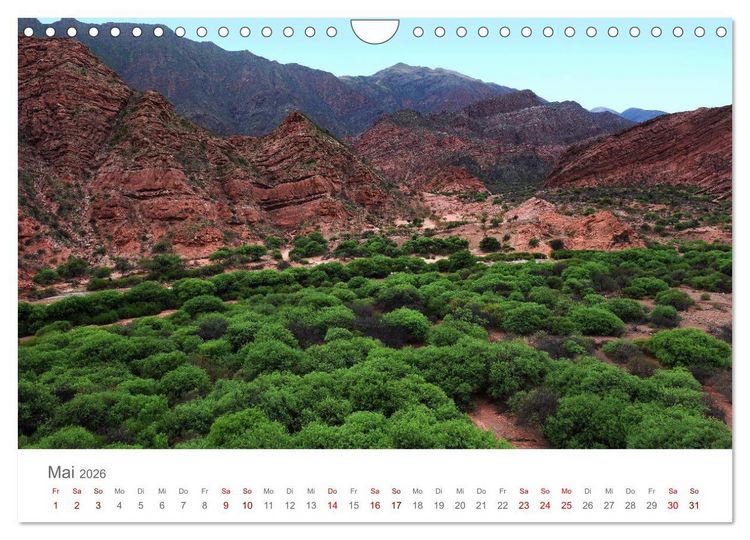Produktbild: Faszinierendes Argentinien (Wandkalender 2026 DIN A4 quer), CALVENDO Monatskalender