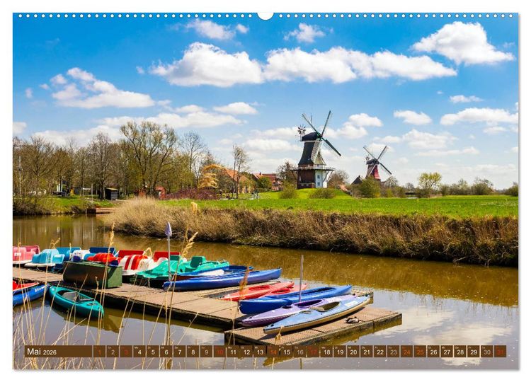 Produktbild: Mein Greetsiel (hochwertiger Premium Wandkalender 2026 DIN A2 quer), Kunstdruck in Hochglanz