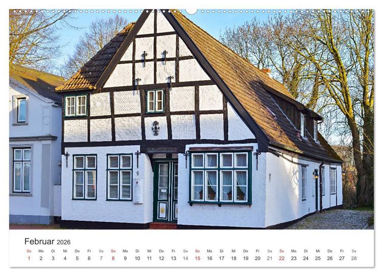 Produktbild: 750 Jahre Meldorf (hochwertiger Premium Wandkalender 2026 DIN A2 quer), Kunstdruck in Hochglanz