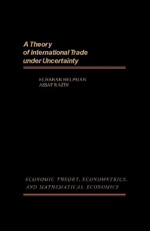 Produktbild: A Theory of International Trade Under Uncertainty