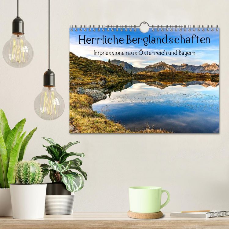 Produktbild: Herrliche Berglandschaften - Impressionen aus &Ouml;sterreich und Bayern (Wandkalender 2026 DIN A4 quer), CALVENDO Monatskalender