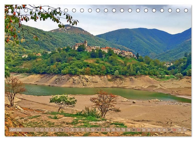 Produktbild: Garfagnana, Impressionen aus dem Norden der Toskana (Tischkalender 2026 DIN A5 quer), CALVENDO Monatskalender