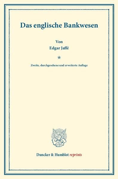 Produktbild: Das englische Bankwesen.