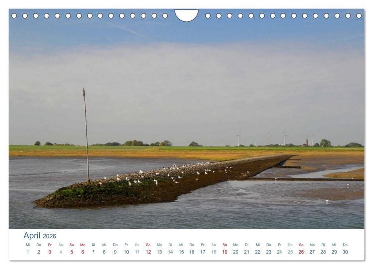 Produktbild: Butjadingen 2026. Impressionen zwischen Jade und Weser (Wandkalender 2026 DIN A4 quer), CALVENDO Monatskalender