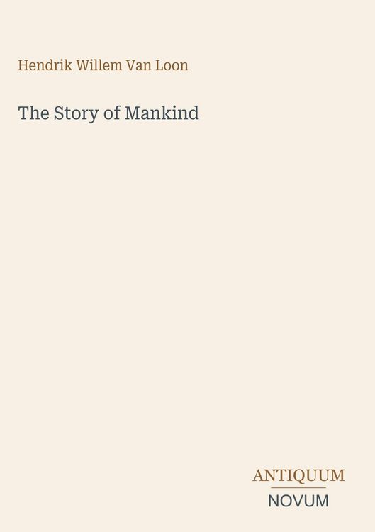 Produktbild: The Story of Mankind