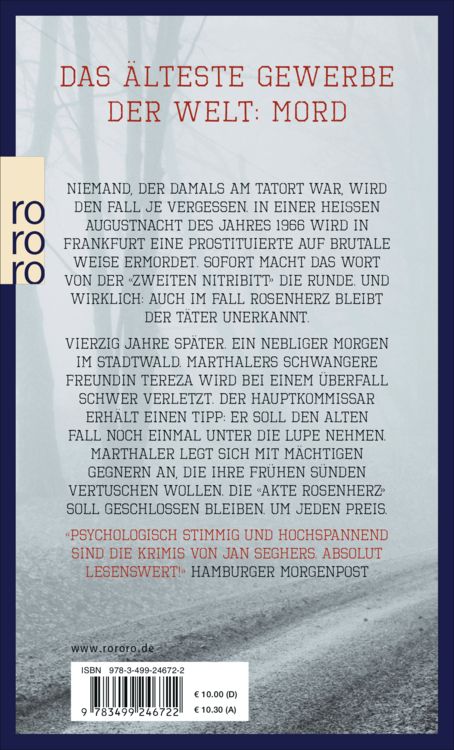 Produktbild: Die Akte Rosenherz / Kommissar Marthaler Band 4