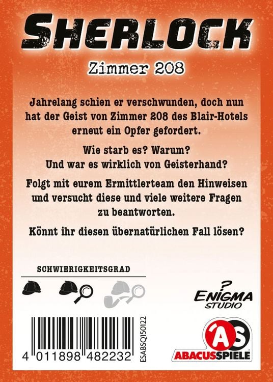 Produktbild: Sherlock - Zimmer 208