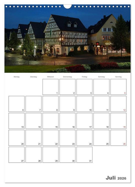 Produktbild: Das Siegerland (Wandkalender 2026 DIN A3 hoch), CALVENDO Monatskalender