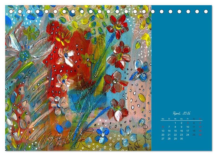Produktbild: Blumenduft (Tischkalender 2026 DIN A5 quer), CALVENDO Monatskalender