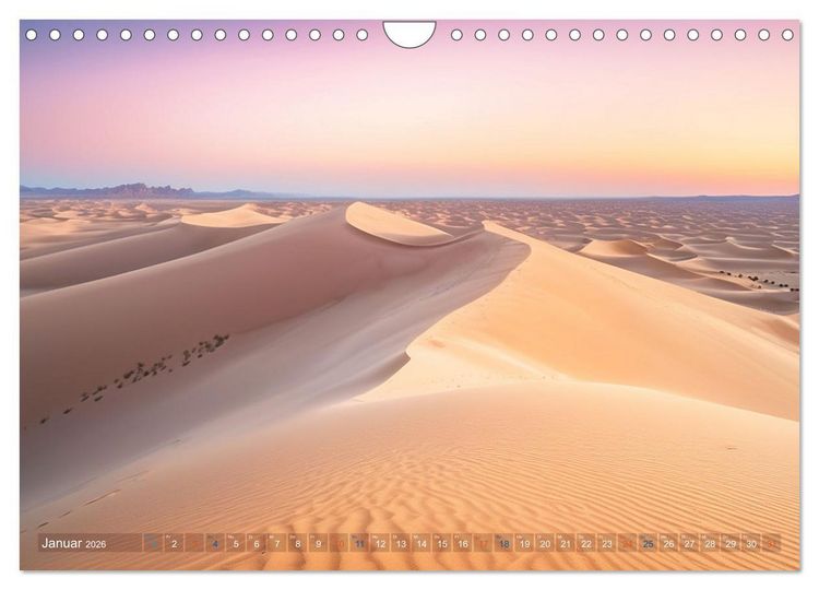 Produktbild: Sandd&uuml;nen In der W&uuml;ste und am Meer (Wandkalender 2026 DIN A4 quer), CALVENDO Monatskalender