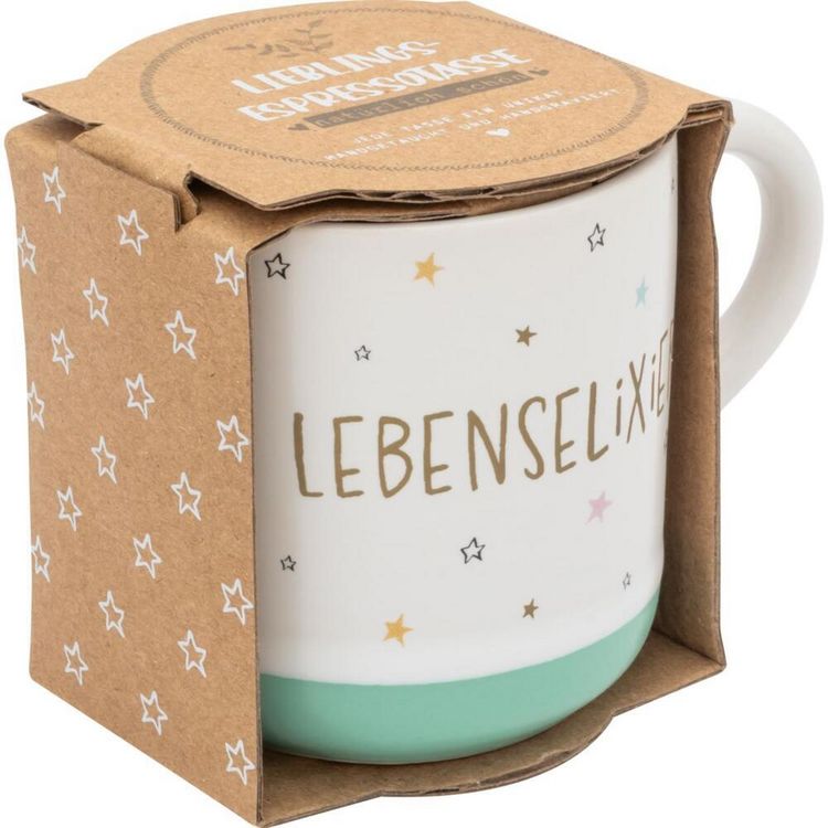 Produktbild: Espressotasse Druck LEBENSELIXIER