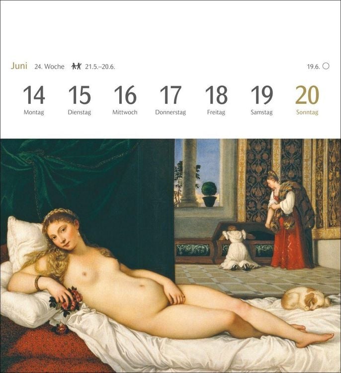 Produktbild: Kunstgenuss Postkartenkalender 2027 - Kalender mit 53 Kunstpostkarten