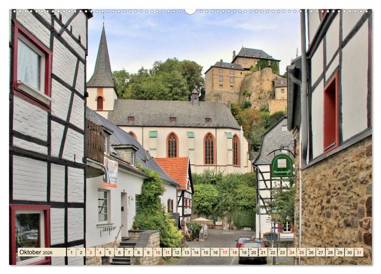 Produktbild: Blankenheim - Eine Perle in der Eifel (Wandkalender 2026 DIN A2 quer), CALVENDO Monatskalender