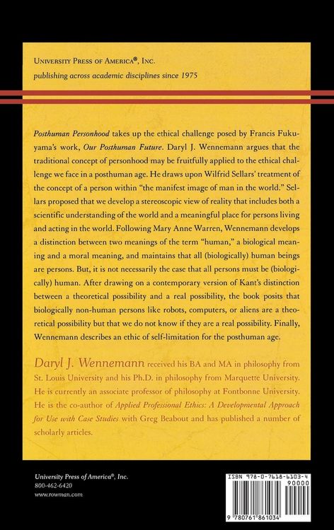 Produktbild: Posthuman Personhood