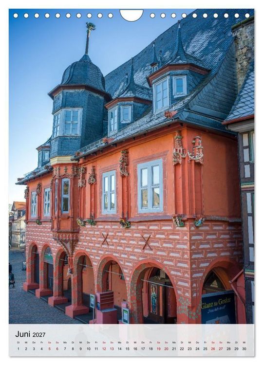 Produktbild: Goslar - Kaiserstadt und Welterbe (Wandkalender 2027 DIN A4 hoch), CALVENDO Monatskalender