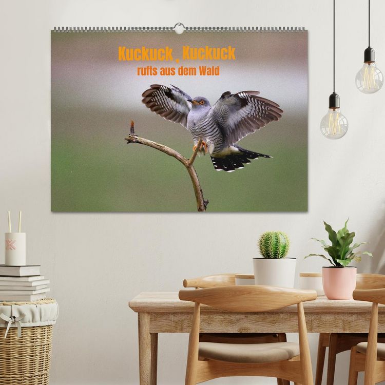 Produktbild: Kuckuck,Kuckuck,rufts aus dem Wald (Wandkalender 2026 DIN A2 quer), CALVENDO Monatskalender