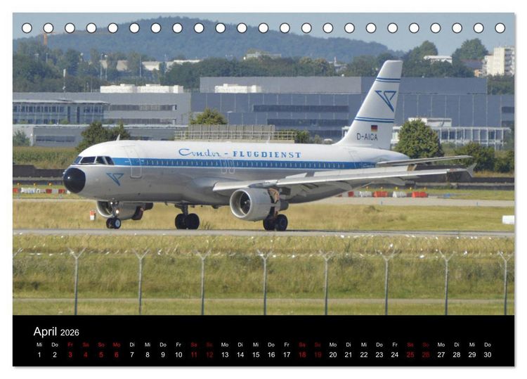 Produktbild: Im alten Glanz: Flugzeuge in Retro Livery (Tischkalender 2026 DIN A5 quer), CALVENDO Monatskalender