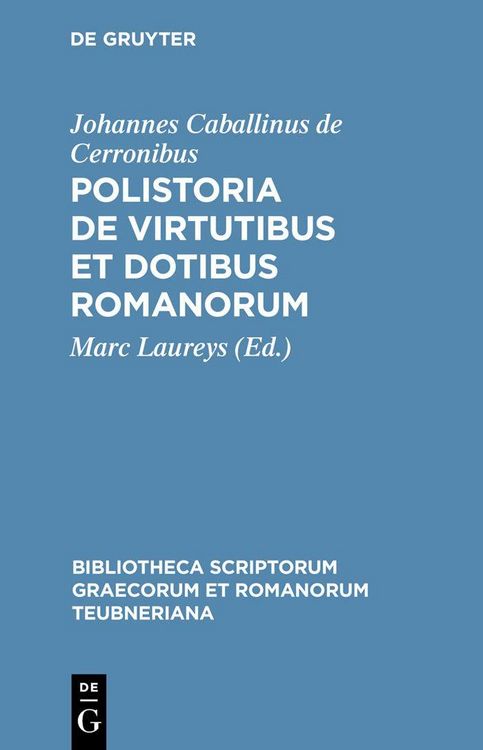 Produktbild: Polistoria de virtutibus et dotibus Romanorum