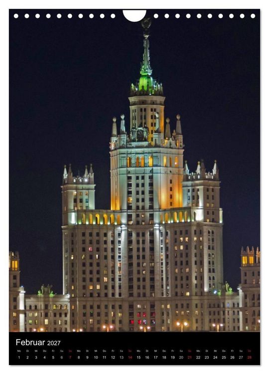 Produktbild: Moskau - Moscow - Ein Stadtportr&auml;t (Wandkalender 2027 DIN A4 hoch), CALVENDO Monatskalender