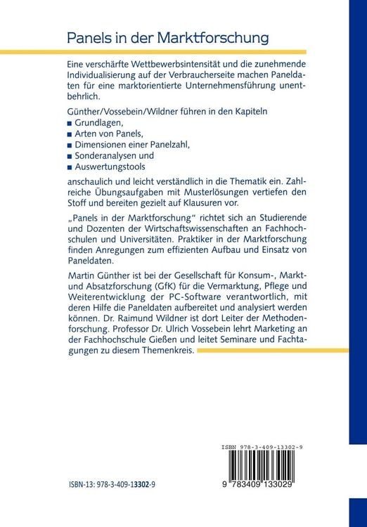 Produktbild: Panels in der Marktforschung
