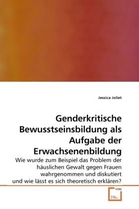 Produktbild: Joliet, J: Genderkritische Bewusstseinsbildung als Aufgabe d