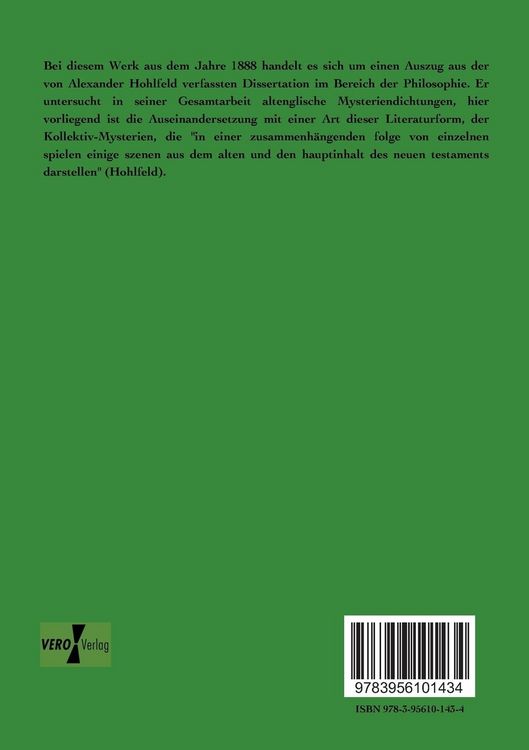 Produktbild: Die altenglischen Kollektiv-Mysterien