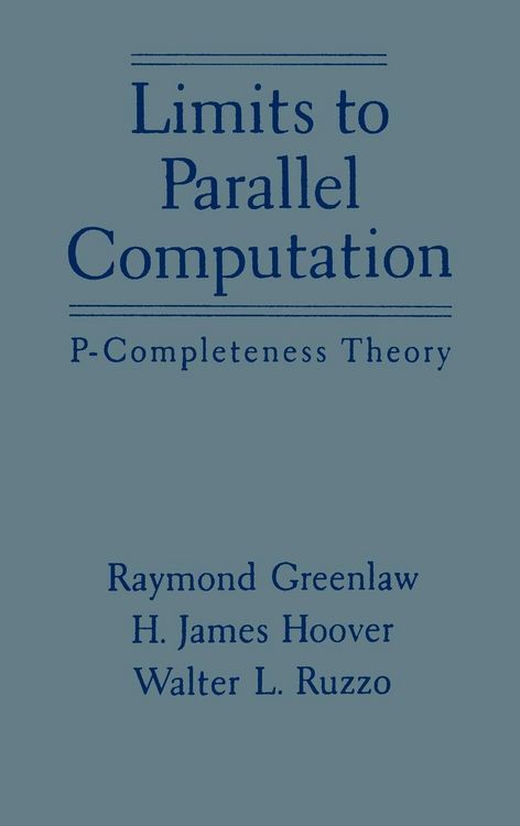 Produktbild: Limits to Parallel Computation
