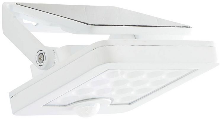 Produktbild: Brilliant Luton G40420/05 Solar-Au&szlig;enwandleuchte mit Bewegungsmelder LED 4W Wei&szlig;