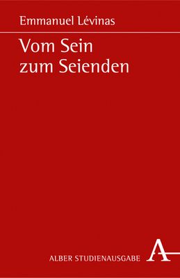 Produktbild: Vom Sein zum Seienden