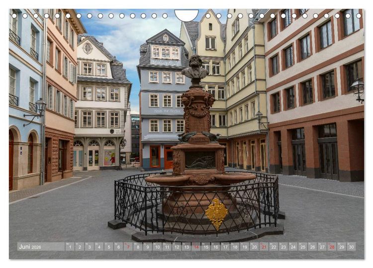 Produktbild: Frankfurts Neue Altstadt (Wandkalender 2026 DIN A4 quer), CALVENDO Monatskalender