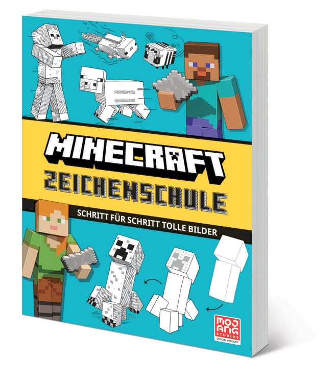 Produktbild: Minecraft Zeichenschule. Schritt f&uuml;r Schritt tolle Bilder