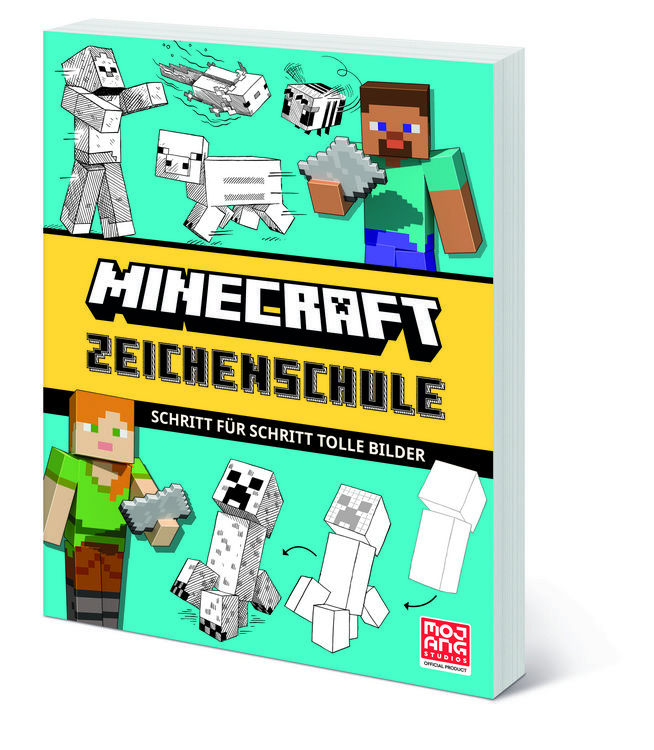 Produktbild: Minecraft Zeichenschule. Schritt f&uuml;r Schritt tolle Bilder