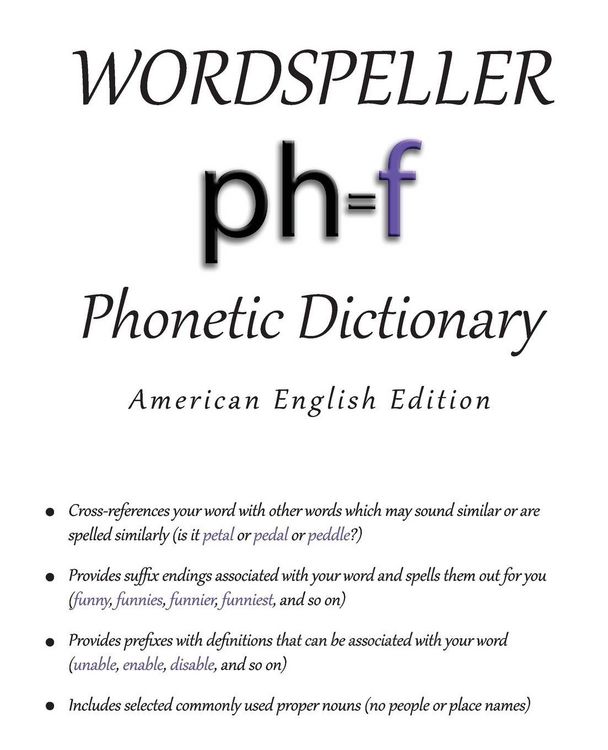 Produktbild: Wordspeller Phonetic Dictionary