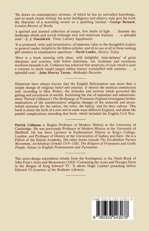 Produktbild: The Birthpangs of Protestant England