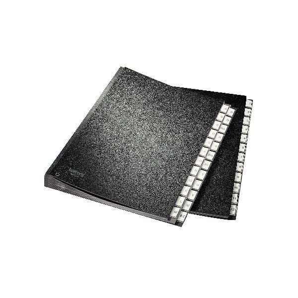 Produktbild: LEITZ Pultordner 32 F&auml;cher 1-31 schwarz DIN A4