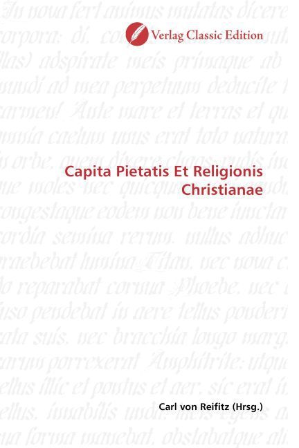 Produktbild: Capita Pietatis Et Religionis Christianae