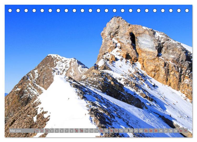 Produktbild: Schweizer Berggipfel (Tischkalender 2026 DIN A5 quer), CALVENDO Monatskalender