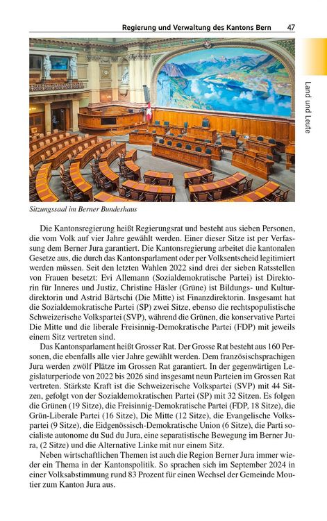 Produktbild: TRESCHER Reisef&uuml;hrer Bern und Berner Oberland