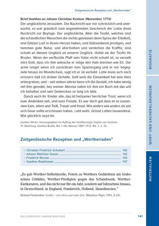 Produktbild: Die Leiden des jungen Werther