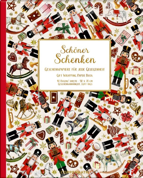 Produktbild: Geschenkpapier-Buch: Sch&ouml;ner schenken - Weihnachtlich (Behr)