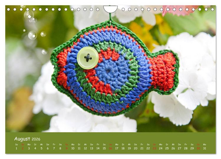 Produktbild: Aus Liebe zum H&auml;keln (Wandkalender 2026 DIN A4 quer), CALVENDO Monatskalender