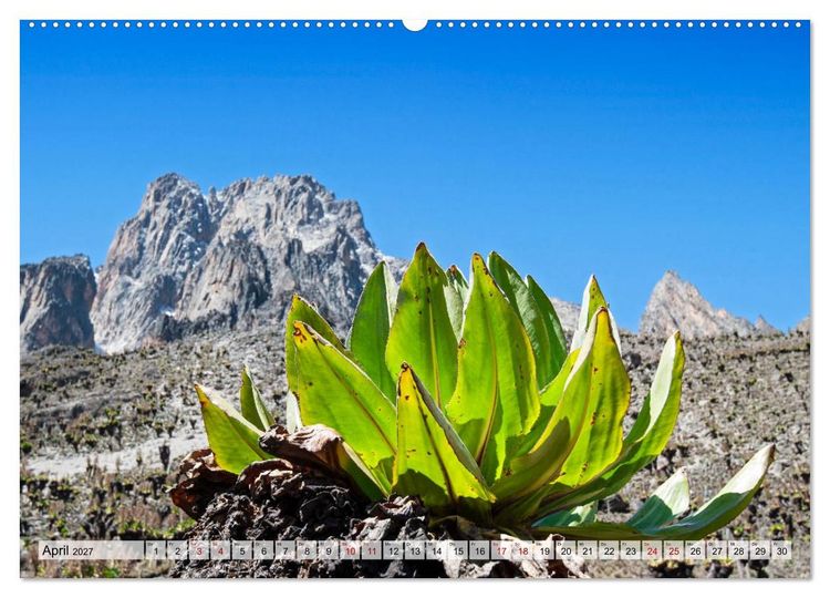 Produktbild: Die sch&ouml;nsten Vulkane Afrikas (hochwertiger Premium Wandkalender 2027 DIN A2 quer), Kunstdruck in Hochglanz